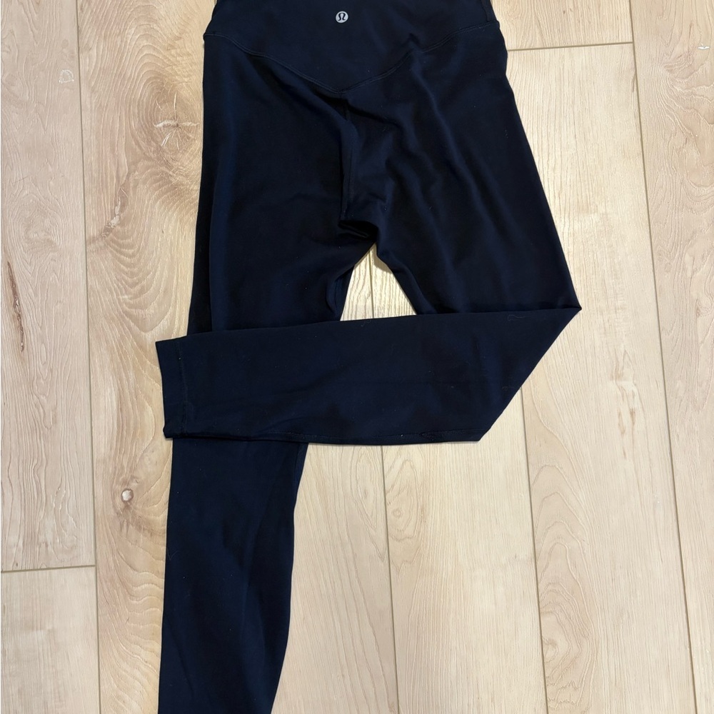 lululemon athletica Black Leggings V-cut waist